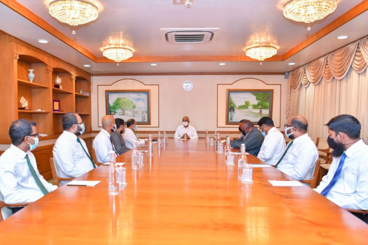 އަދާލަތު ޕާޓީން ރައީސް ސޯލިހާއި ބައްދަލުކުރެއްވުން