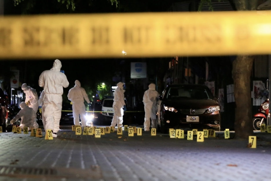 032 nasheed ރައީސް ނަޝީދަށް ހަމަލާ ދިން ސަރަހައްދުގައި ތަހުގީގު ޓީމުން ހަރަކާތްތެރިވަނީ