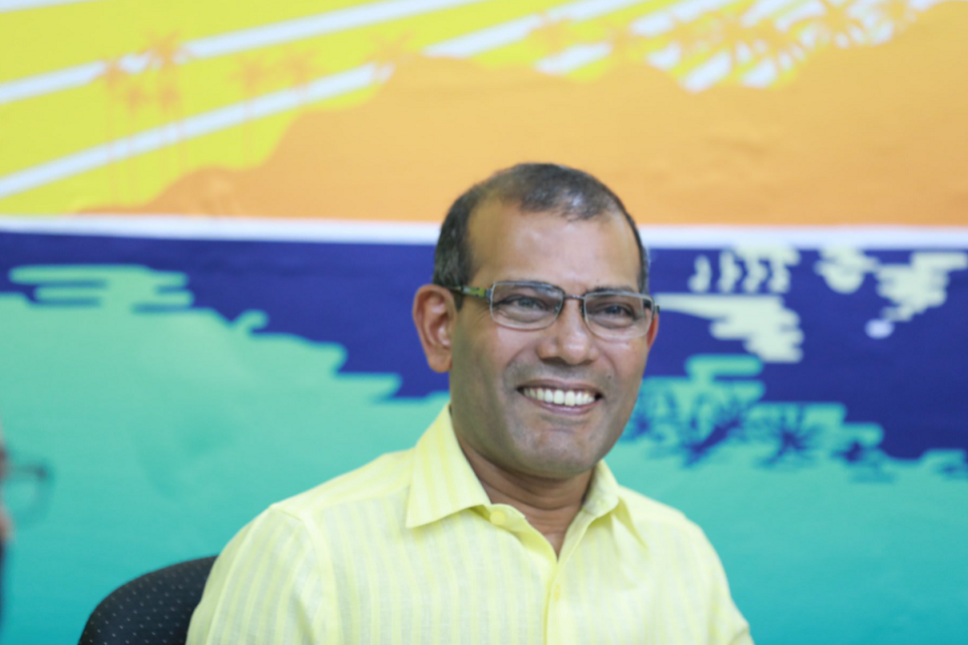075 nasheeddd މަޖިލިސް ރައީސް މުހައްމަދު ނަޝީދު