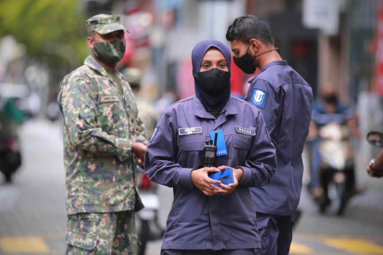 96 police ފުލުހުންނާ ސިފައިން މަގުމަތި ބެލެހެއްޓުމުގައި ހަރަކާތްތެރިވަނީ