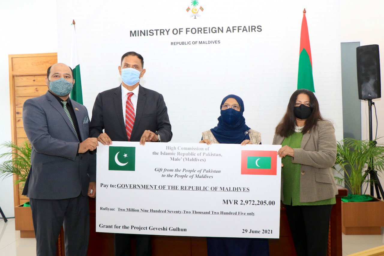 ގެވެށި ގުޅުން ކެމްޕެއިން އަށް ޕާކިސްތާން ސަރުކާރުން އެހީވުން