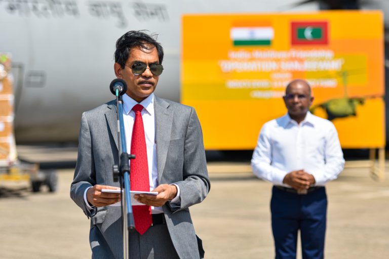 036 india އިންޑިއާއިން ރާއްޖެއަށް ކަނޑައަޅުއްވާފައި ހުންނަވާ ސަފީރު ސަންޖޭ ސުދީރު