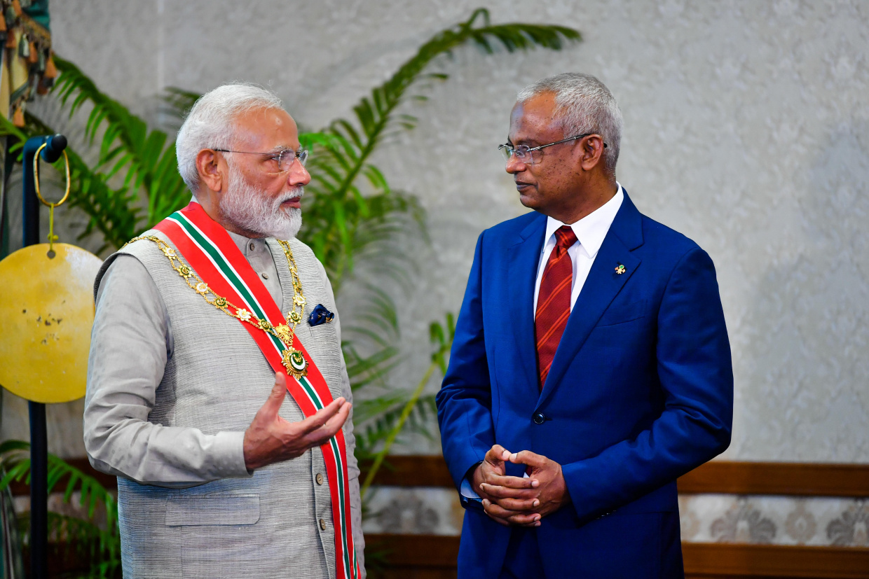 042 solih modi ރައީސް އިބްރާހިމް މުހައްމަދު ސޯލިހާއި އިންޑިއާ ބޮޑުވަޒީރު ނަރެންދުރަ މޯދީ
