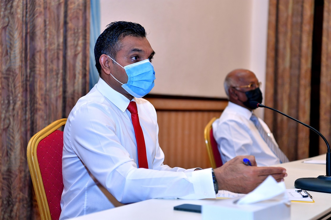 043 faisal ނައިބުރައީސް ފައިސަލް ނަސީމް އެޗްއީއޯސީގެ ބޭފުޅުންނާއި ބައްދަލުކުރެއްވުން