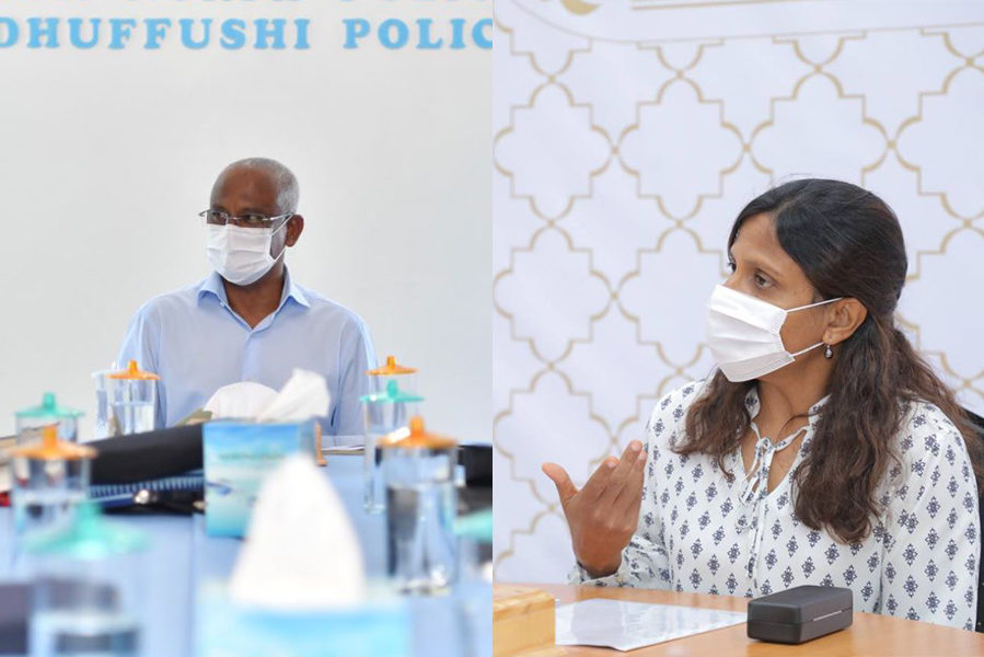 ރައީސް އިބްރާހިމް މުހައްމަދު ސޯލިހުގެ އިތުރުން އަނބިކަނބަލުން ފަޒްނާ އަހުމަދު