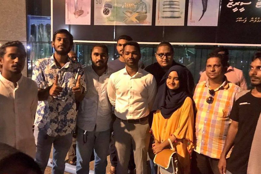 077 mdp އެމްޑީޕީ ޔޫތުވިންގުގެ ބައެއް މެމްބަރުން 2017 ވަނަ އަހަރު