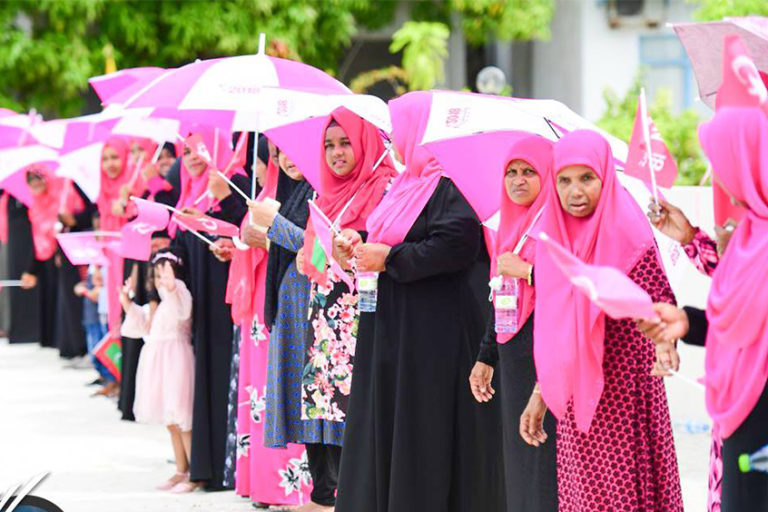 ޕީޕީއެމް މެމްބަރުންތަކެއް މަގުމަތީގައި އެތުރިލައިގެން