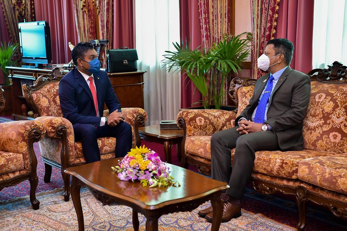 ނައިބު ރައީސް ފައިސަލް ނަސީމް ބަންގްލަދޭޝް ސަފީރާއި ބައްދަލުކުރައްވަނީ